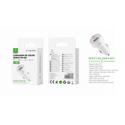 Cargador de coche PD*2+QC 38W sin cable - blanco - MX0148 BL