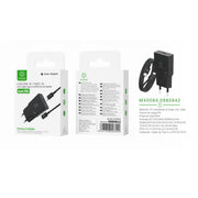 Cargador de pared GaN PD ¨2nico UE de 30 W con cable C-Lightning (negro) - MX0084 NE
