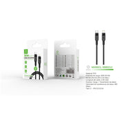 Cable de datos Tipo-C a Lightning 30W 1m -negro - MX0021 NE