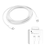 Cabo de Dados USB-C para USB-C 240W 2m, Super Carregamento Rápido, Branco