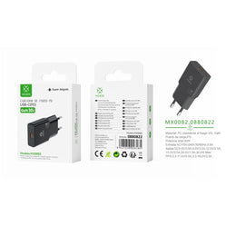 Cargador de pared GaN PD ¨2nico UE 30 W sin cable - negro - MX0082 NE