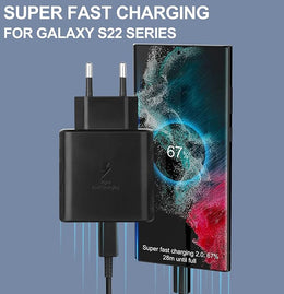 45W Carregador rápido com cabo 200 cm
