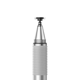 Baseus Golden Cudgel ACPCL-0S double-sided stylus for tablets, phones with gel pen - silver