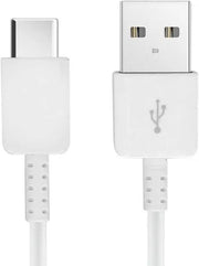 Cabo USB para Type-C 3A 1.2m – Carregamento Rápido, Branco