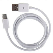 Cabo USB para Type-C 3A 1.2m – Carregamento Rápido, Branco