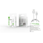 Cable de datos USB a tipo C 18 W 1 m blanco - MX0012 BL