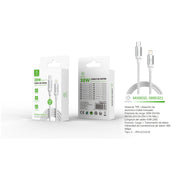Cable de datos Tipo-C a Lightning 30W 2m - BLANCO - MX0032 BL