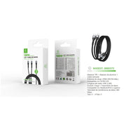 Cable de datos Tipo-C a Tipo-C 100W 1,5 m - MX0037 NE