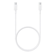 Cabo USB-C para USB-C 3A 1m, Carregamento Rápido e Transferência de Dados, Branco