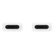 Cabo USB-C para USB-C 3A 1m, Carregamento Rápido e Transferência de Dados, Branco