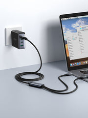 Joyroom Speedy Series S-A21 2in1 USB-C - USB-C / Lightning cable 100W 1.5m - black