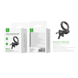 Soporte para telefono con ventilacion de coche con iman 17N52 4400gs-negro - MX0159