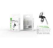 Adaptador Tipo-C/F a Lightning/M - negro - MX0049