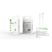 Cable de datos USB a tipo C 18 W 2 m blanco - MX0006 BL