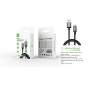 Cable de datos USB a Micro 18W 2m-negro - MX0014 NE