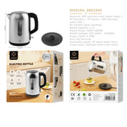 Hervidor electrico 1.7L 1850W-2200W - plateado - MX0194