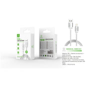 Cable de datos USB a Lightning 15W 2m - blanco - MX0016 BL