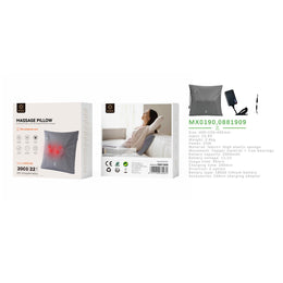 Almohada de masaje 22W 360*155*360mm - Gris - MX0190