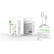 Cable de datos USB a tipo C 18 W 3 m blanco - MX0018 BL